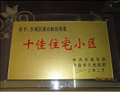 2012年2月9日，許昌建業(yè)帕拉帝奧被許昌市委市人民政府評為十佳住宅小區(qū)。